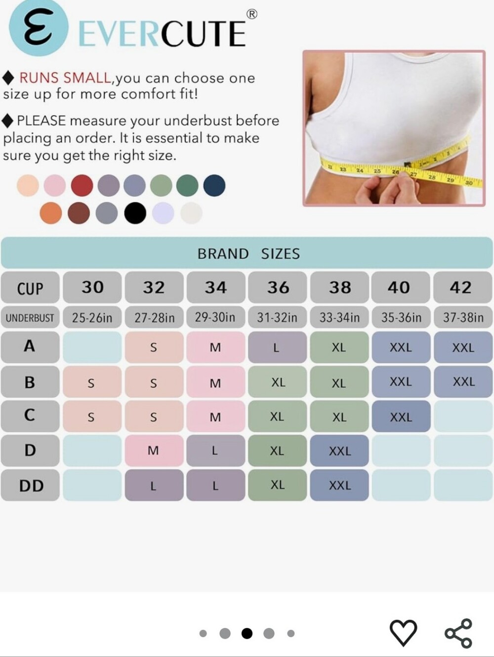 Set Of 4 Criss Cross Sports Bras - Picture 9 of 10